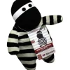 Warmies Pop Ganove schwarz / weiß gestreift, 1 St
