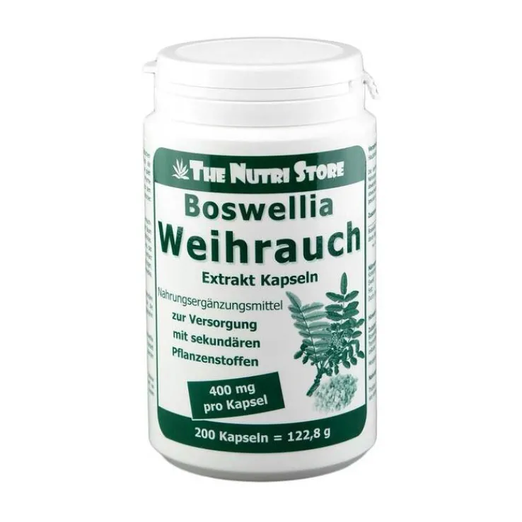 Weihrauch 400 mg Extrakt veget. Kapseln, 200 St