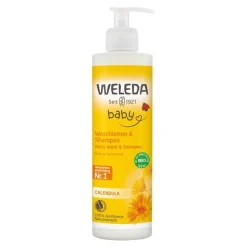 Online Calendula Waschlotion & Shampoo, 400 ml Kinder Haut- & Haarpflege|Duschen & Waschen