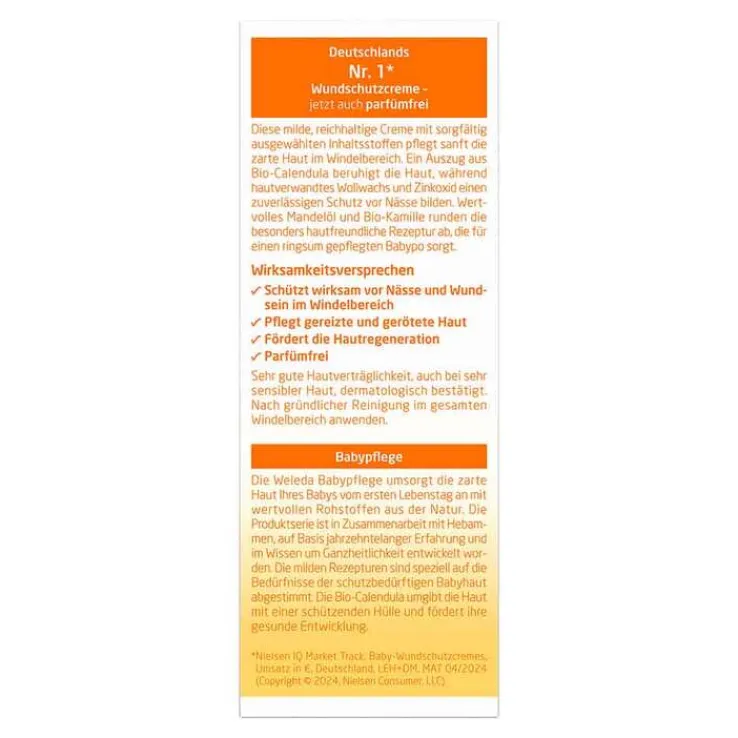 Weleda Calendula Wundschutzcreme parfümfrei, 75 ml