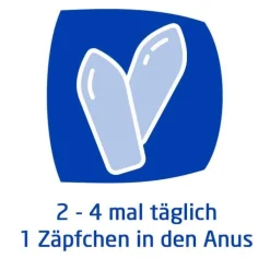 Weleda Fieber- und Zahnungszäpfchen, 10 St