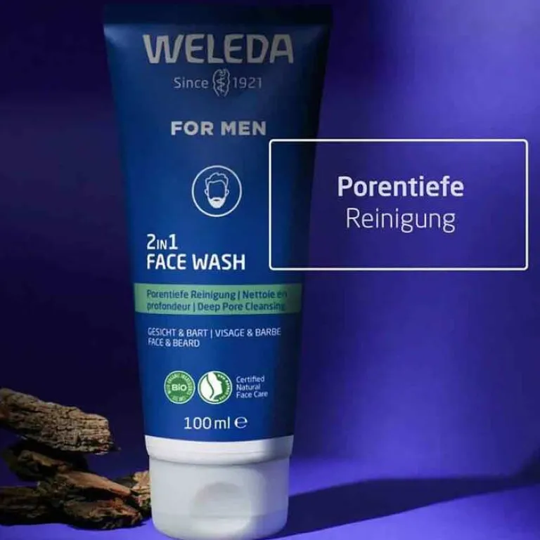 Sale Weleda For Men 2in1 Face Wash, 100 ml