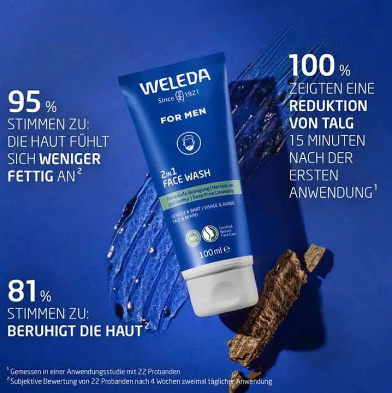 Sale Weleda For Men 2in1 Face Wash, 100 ml