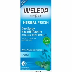 Hot Herbal Fresh Deo Spray Salbei Nachfüllflasche, 200 ml Deodorants|Antitranspirant & Deo