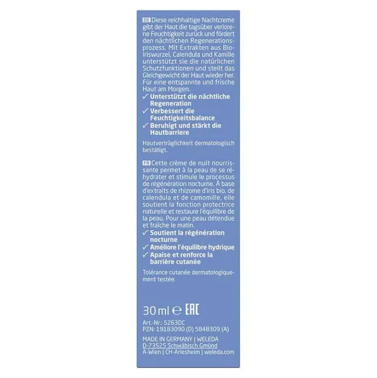 Sale Weleda Iris Nachtpflege, 30 ml