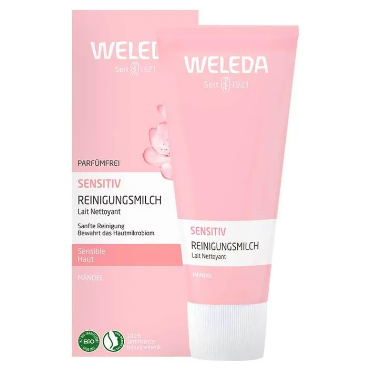 Weleda Mandel Sensitiv Reinigungsmilch, 75 ml