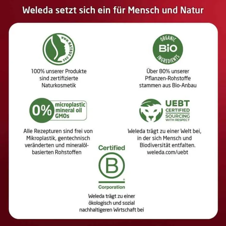 Weleda straffende Nachtpflege Granatapfel & Maca, 40 ml