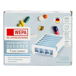 New Wepa 7 Tage Compact Wochenmagazin weiß / blau, 1 St