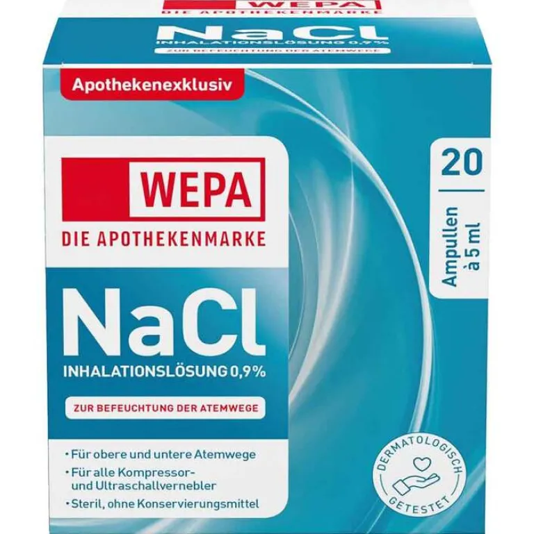 Online Wepa Inhalationslösung Nacl 0,9%, 20X5 ml