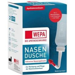 Discount Wepa Nasenspülkanne mit 10x2,95 g Nasenspülsalz, 1 P