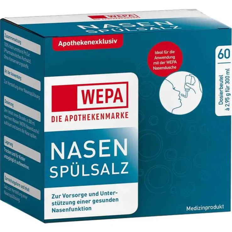 WEPA Nasenspülsalz, 20X2.95 g