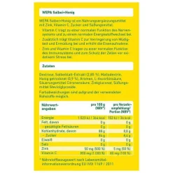 Clearance Salbei + Honig + Vitamin C + Zink Pulver, 10X10 g Vitamin C (Ascorbinsäure)