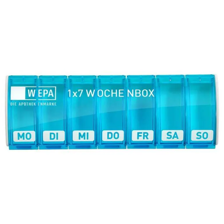 Clearance Wepa 1x7 Wochenbox UV-Schutz + türkis, 1 St