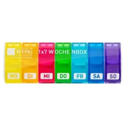Sale Wepa 1x7 Wochenbox UV-Schutz + Regenbogen, 1 St