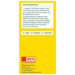 Online Zink Holunder + Vitamin C + Zink zuckerfrei Pulver, 10X10 g Vitamin C (Ascorbinsäure)