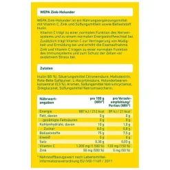 Online Zink Holunder + Vitamin C + Zink zuckerfrei Pulver, 10X10 g Vitamin C (Ascorbinsäure)
