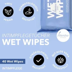Wet Wipes Intimpflege-Tücher, 40 St
