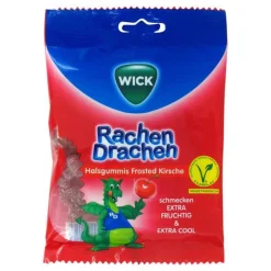 Clearance Wick RachenDrachen Halsgummis Kirsche, 75 g