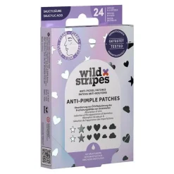 Best Wild Stripes Anti-Pickel Patches Holo Clear, 24 St