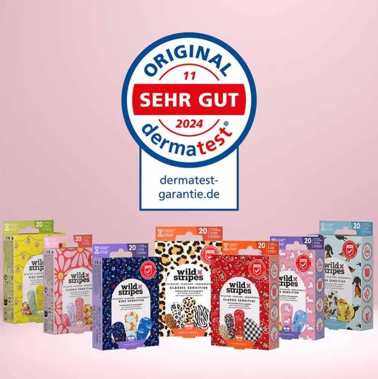 Best Wild Stripes Kids sensitiv Animal Fun Pflaster, 20 St