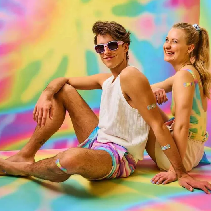 Wild Stripes waterproof secure Rainbow Int Pflaster , 20 St