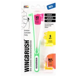 Sale Wingbrush Starter-Set Interdentalbürste 3 Bürsten, 1 St Zwischenraumreinigung