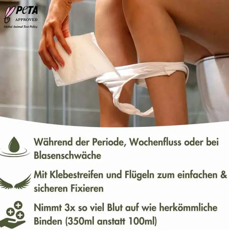 Clearance Wochenbettbinde extra stark Hamamelis, 16 St Binden|Unterwäsche