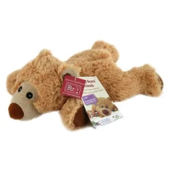 Best Wärme Stofftier Bär William hellbraun liegend, 1 St Wärmetiere