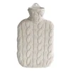 Outlet Wärmflasche 2 l Zopfmuster Natur Oekot.Strickb., 1 St Wärmflasche