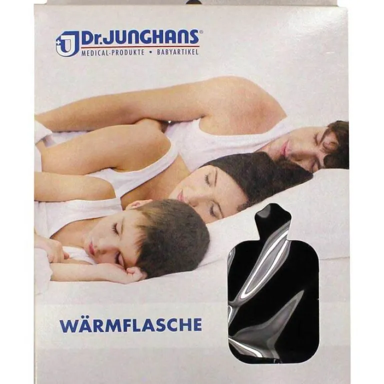 Hot Wärmflasche mit Bezug blau, 2 l