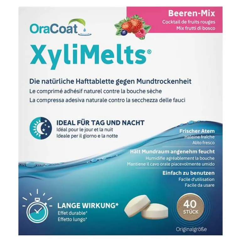 Online Hafttabletten Beeren-Mix Oracoat, 40 St Mundpflege