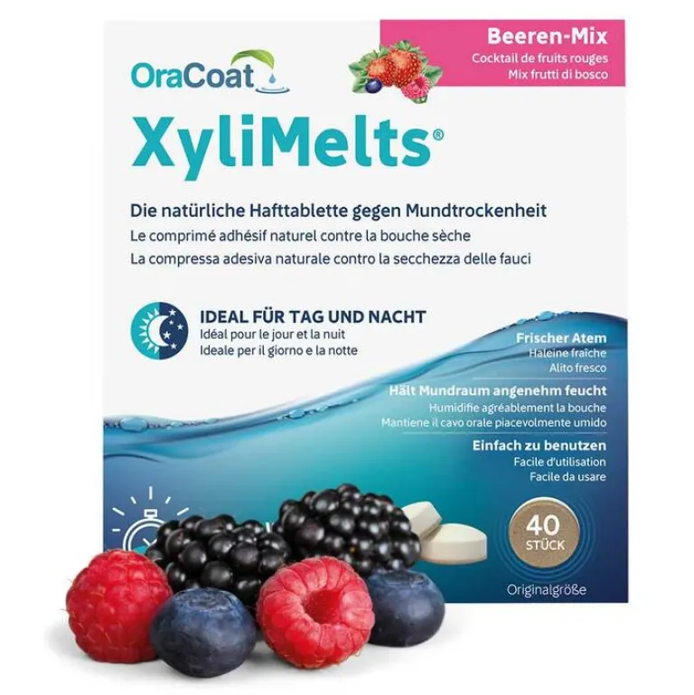 Online Hafttabletten Beeren-Mix Oracoat, 40 St Mundpflege