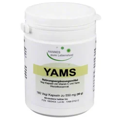 New Hannes pure Lebenslust Yams Wurzel Kapseln, 180 St