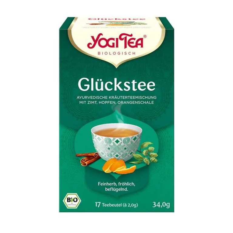 Outlet Yogi Tea Glückstee Bio, 17X1.8 g