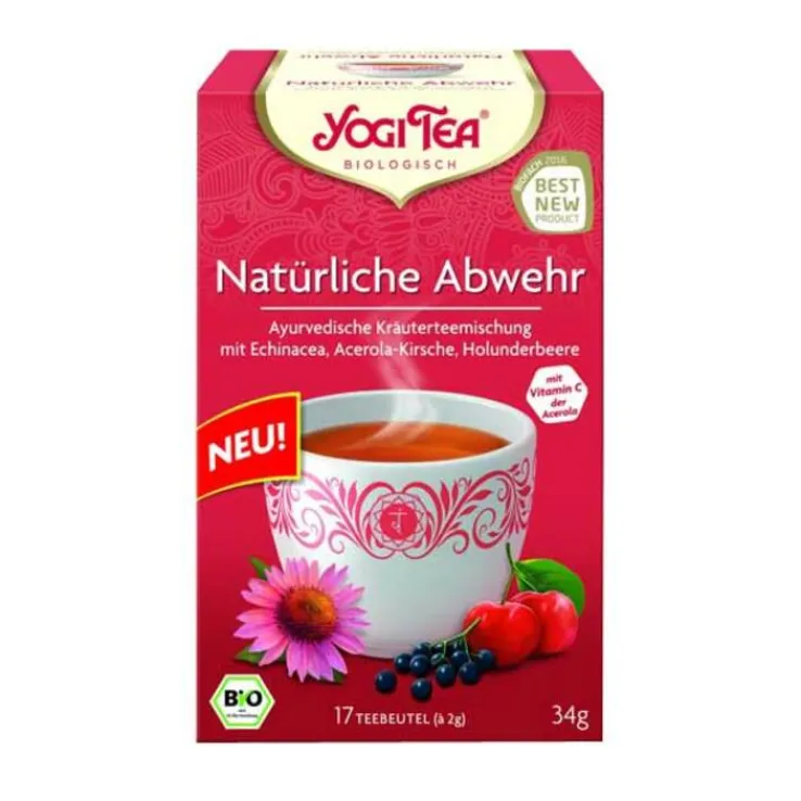 Yogi Tea Natürliche Abwehr Filterbeutel, 17X1.8 g