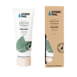 New hydrophil Zahncreme pure mint mit Fluorid, 75 ml