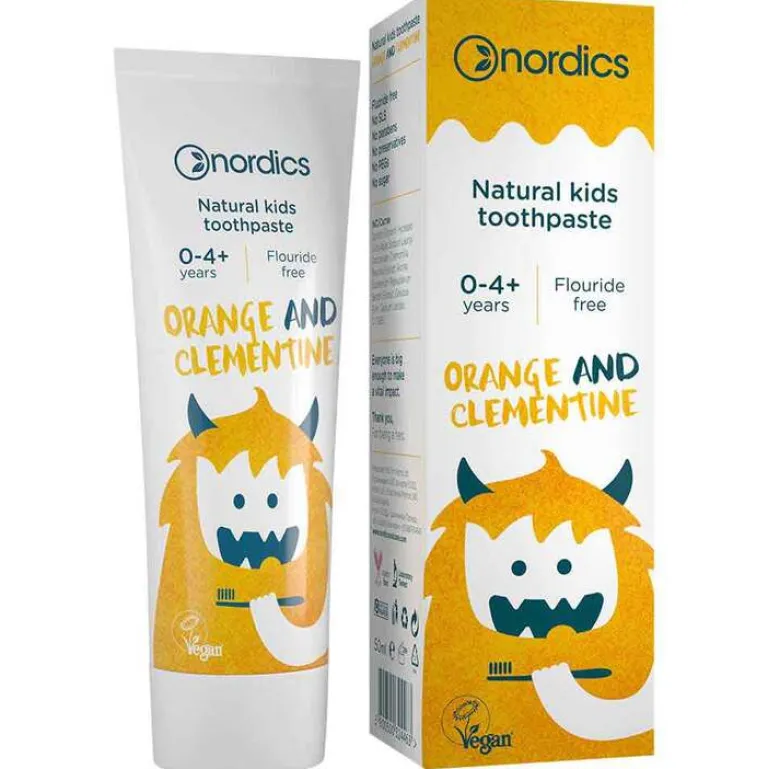 New Don Dandrea Deuschland AG Zahnpasta Kids Orange-Clementine ohne Fluor Nordi., 50 ml