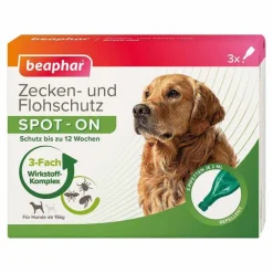 Discount Beaphar Zecken- und Flohschutz SPOT-ON für große Hunde, 6 ml