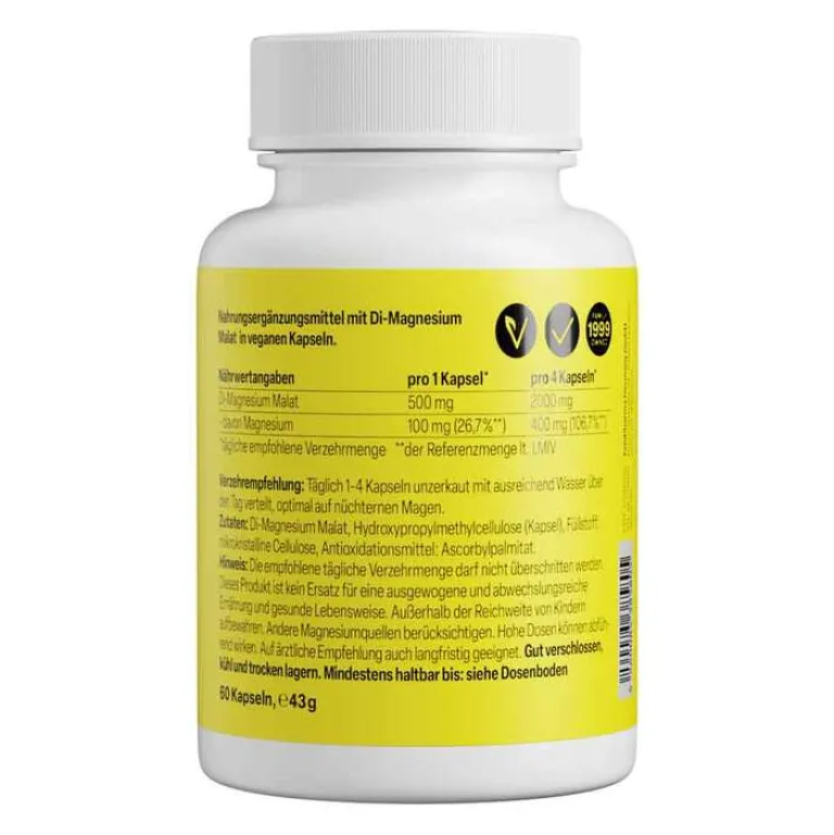 Online Zeinpharma Di-Magnesium Malat 100 mg Kapseln, 60 St
