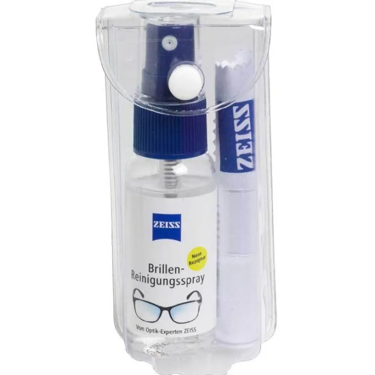Hot Brillen-Reinigungsset 30ml Spray + Mikrofaser Tuch, 1 St Alltagshilfen