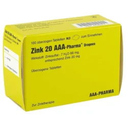 Sale AAA Zink 20 Pharma Dragees, 100 St