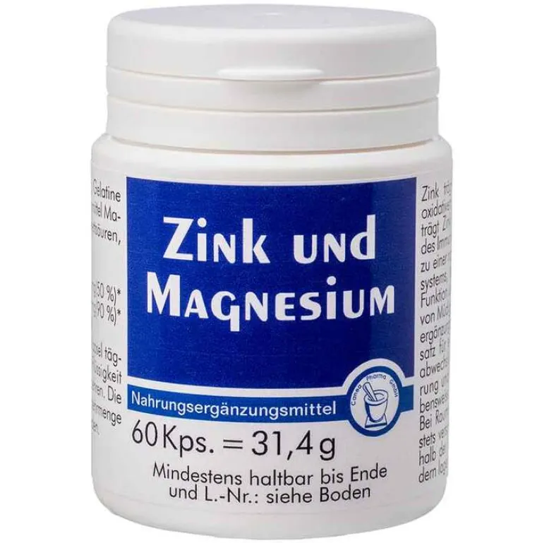 Hot Canea-Pharma Zink + Magnesium Kapseln, 60 St