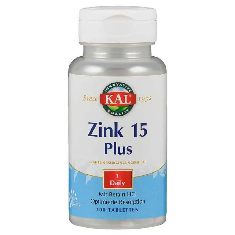 Zink 15 Plus Tabletten, 100 St Zink