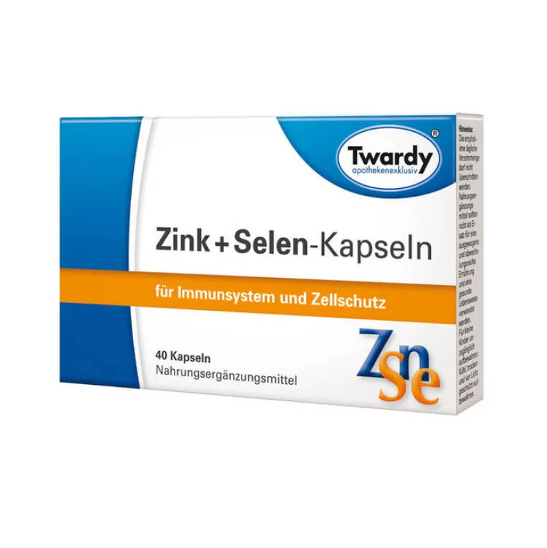 Best Twardy Zink + Selen Kapseln, 40 St