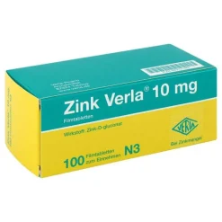 Best Zink ® 10 mg Filmtabletten, 100 St Zink|Abwehrsteigerung