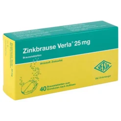 Verla Zinkbrause ® 25 mg Brausetabletten, 40 St