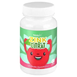 Zinkcitrat Kinder Kautabletten vegan, 120 St