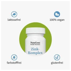New Natugena Zink-Komplex Presslinge, 40 g