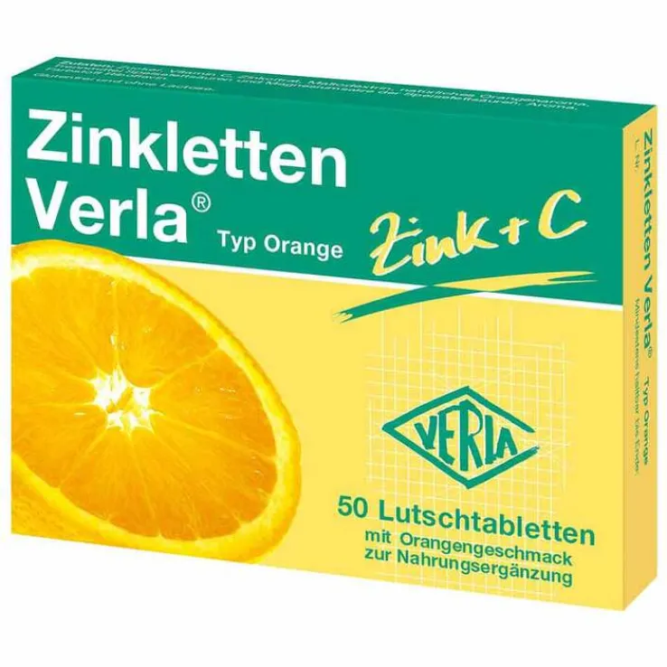 Zinkletten Verla Orange Lutschtabletten, 50 St