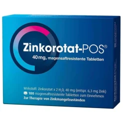 Hot Zinkorotat-POS magensaftresistente Tabletten, 100 St